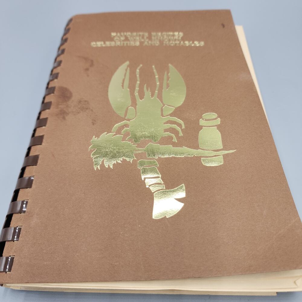 Favorite Recipes of Well Known & Notables Celebrities of 1980s McDonnell Douglas